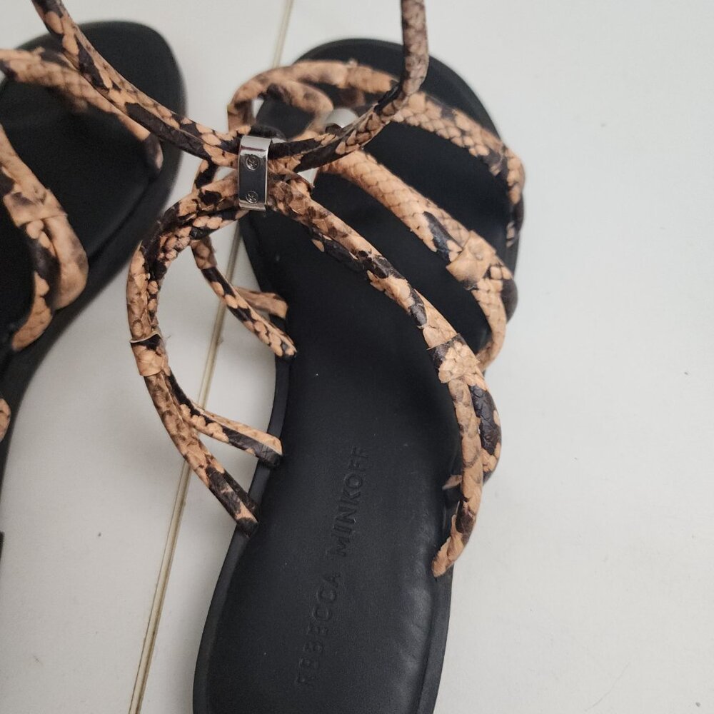 Rebecca Minkoff Sarle Strappy Sandal Rosewood Women's Size 8.5 - Picture 12 of 16